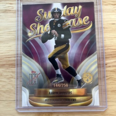 2025 Topps Signature Class Aaron Rodgers SS-25 Sunday Showcase Magenta /250