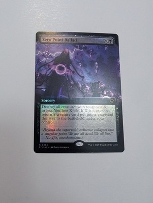 MTG - Zero Point Ballad (Extended Art Foil) - Edge of Eternities NM/M Condition