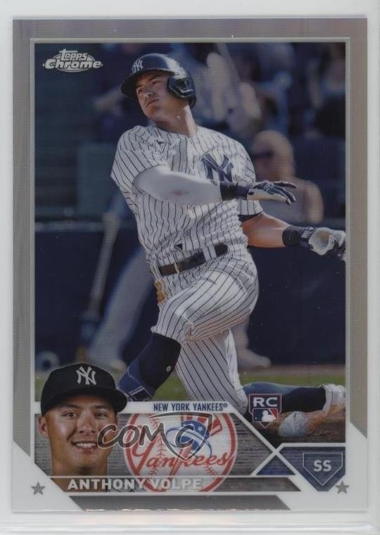2023 Topps Chrome Refractor Anthony Volpe #4 Rookie RC 9m2