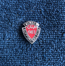 Motor cycle road racing badge Ulster Grand Prix 1983 ref.1451