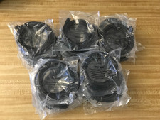 Lot of 25 Cat-5e Ethernet Cables - 10ft Black sealed, new
