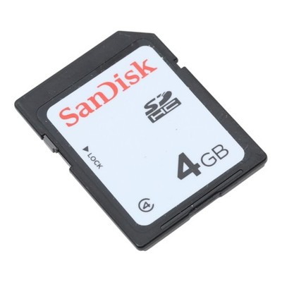  SanDisk SD HC 4GB Memory Card Speicherkarte