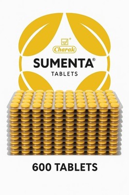 Charak Sumenta Tablets   Herbal Formula Stress & Calm   (600) Tablets