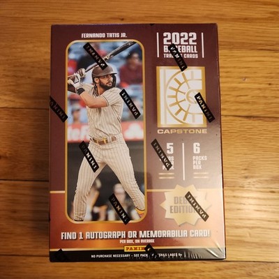 NEW Panini Capstone 2022 MLB Debut Edition Trading Cards Blaster Box 6 Packs