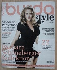 burda Style mit Schnittmuster - 11/2011 * November 2011 * Barbara Schöneberger *