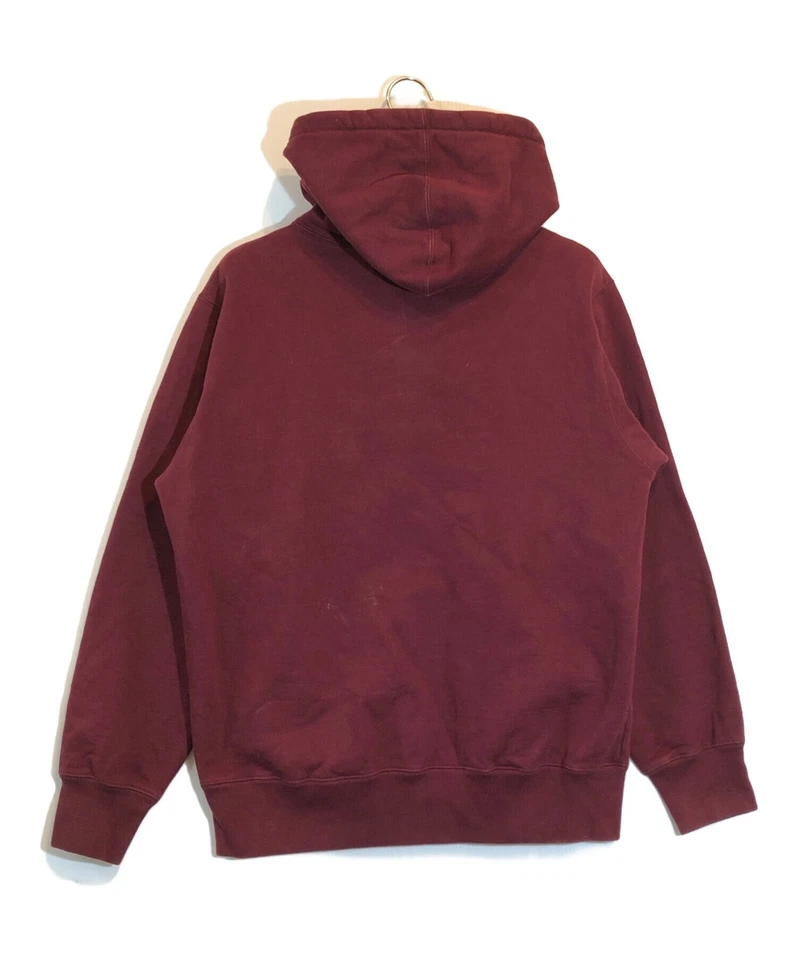 SUDADERA SUPREMA CON CAPUCHA DE PUNTO DE CADENA Rojo Talla M - Imagen 2 de 4