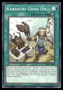 Karakuri Gama Oil IGAS-EN058 Common 1st Edition Yu-Gi-Oh! Card