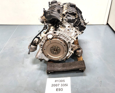   07-09 OEM BMW E88 E90 E92 E93 Long Block 8-bolt N54 COMPLETE ENGINE MOTOR 100k