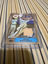 2022 Series 1 1987 Topps Baseball Relics Gold /50 Jeff Bagwell #87R-JBA