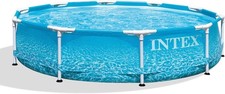 Intex 28206EH 10 x 30 Above Ground Steel Meta...