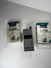 Motorola Cell Phone Brick Model 52127 Two Spare Batteries New In Box No Charger