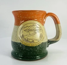 Grand Teton National Park Mug Pottery Ceramic Handcrafted Sunset Hill Stoneware