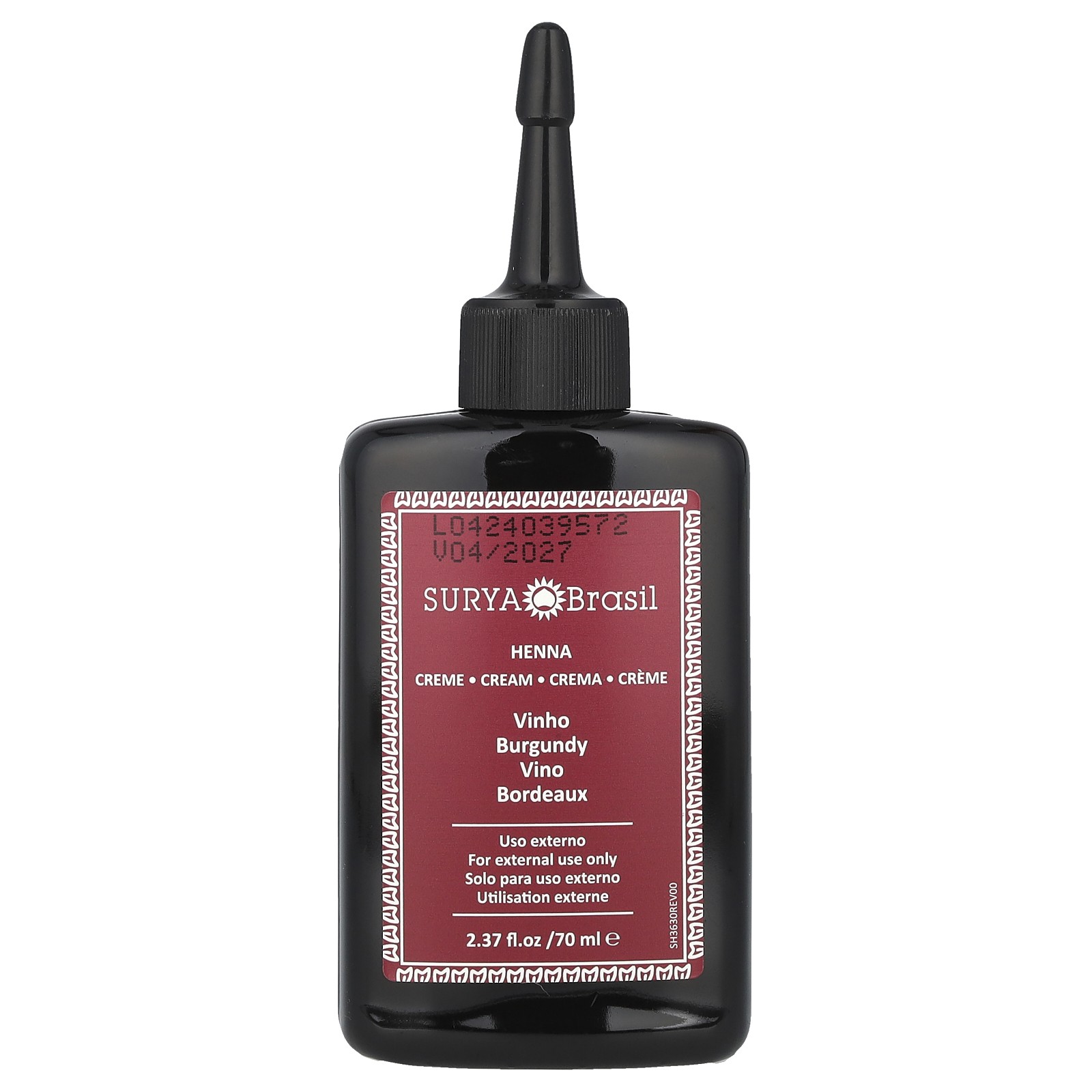 Крем-хна Полупостоянная веганская краска для волос для покрытия седины и тоник для 4790₽