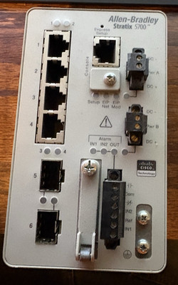 Allen Bradley 1783-BMS06SL /A Stratix 5700 Managed EtherNet Switch