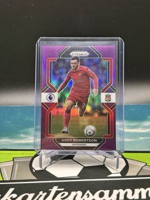 2022 Panini PRIZM Premier League Soccer Purple /49 Card Robertson Liverpool