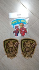 MARVEL Spider-Man Iron Man Groot Sticker Set