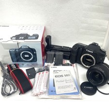Canon EOS 50D Digital Single Lens Reflex Camera EF S 18 55mm Lens BG E2N Battery