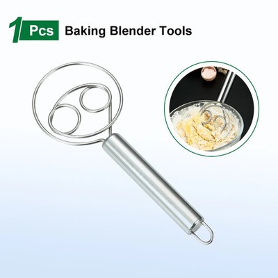 Dough Whisk Bread Mixer Stainless Steel Cake Pastry Flours Dough Blenders With H