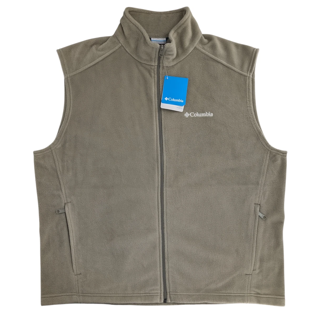 Gilet Columbia Homme XL - Beige Nylon - Randonnée Pêche - Omni Shade - Occasion Parfait