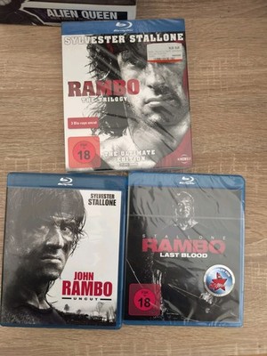 Rambo 1-5 Uncut Blu Ray Top Zustand 1-3&5 Ovp