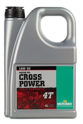 Motorex 305692 Cross Power Synthetic 4T Engine Oil - 10W50 - 4 L