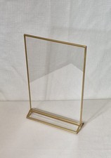 SERIES OF ACRYLIC SIGN/MENU HOLDERS POSTER SIZE A4/A5 SUPER CLEAR 10 UNITS