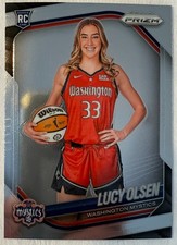 2025 Panini Prizm WNBA Lucy Olsen #145 RC Washington Mystics