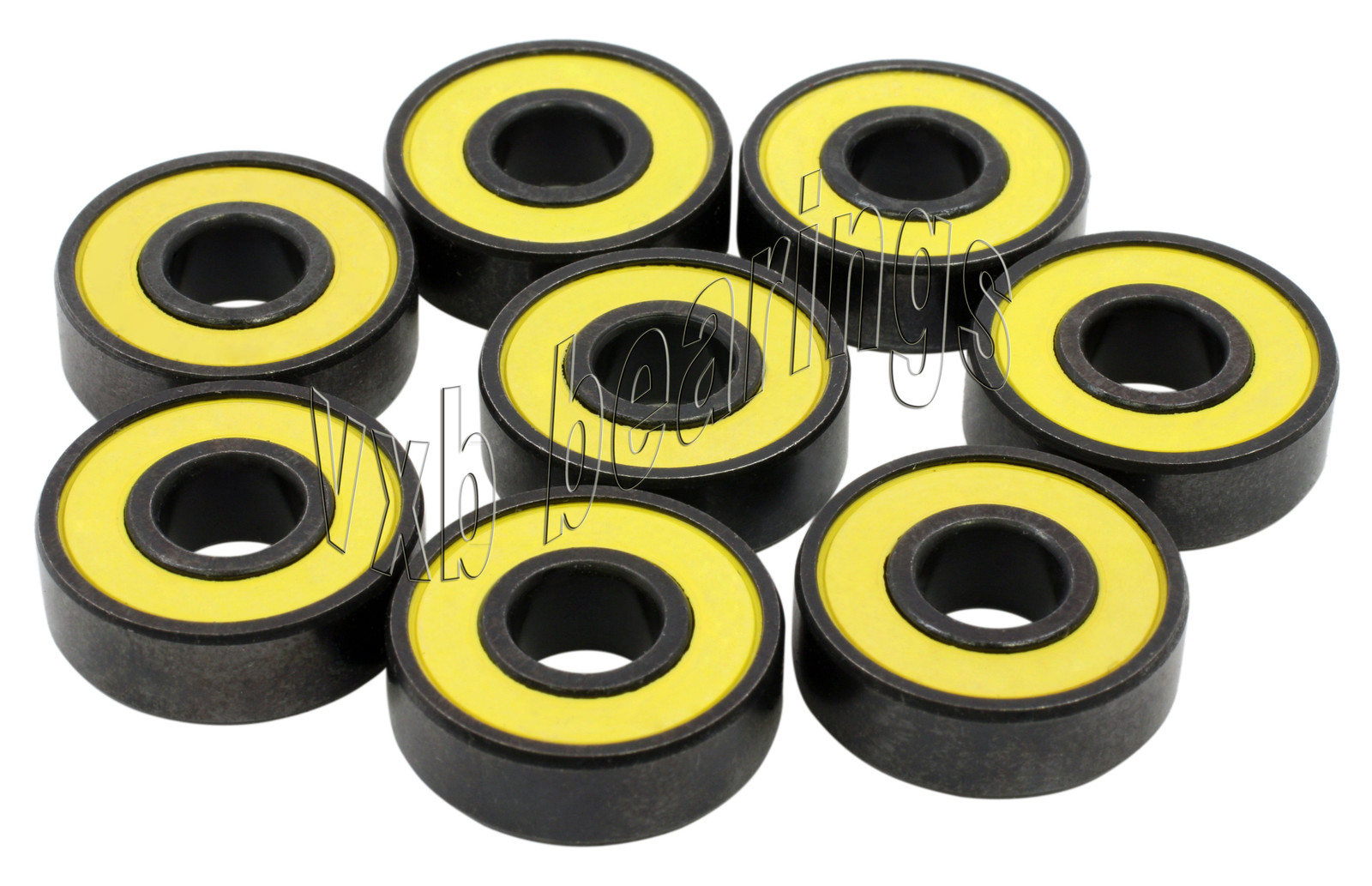 608R5 Set 8 Skate/Skateboard Ball Bearings 608 R5 8mm