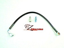 14 Braided Gauge Line Kit Oil Fuel Pressure H...