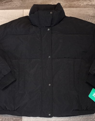 Levis Insulated Puffer Jacket Full Zip Snap Black Mens Size XL - Picture 3 of 15