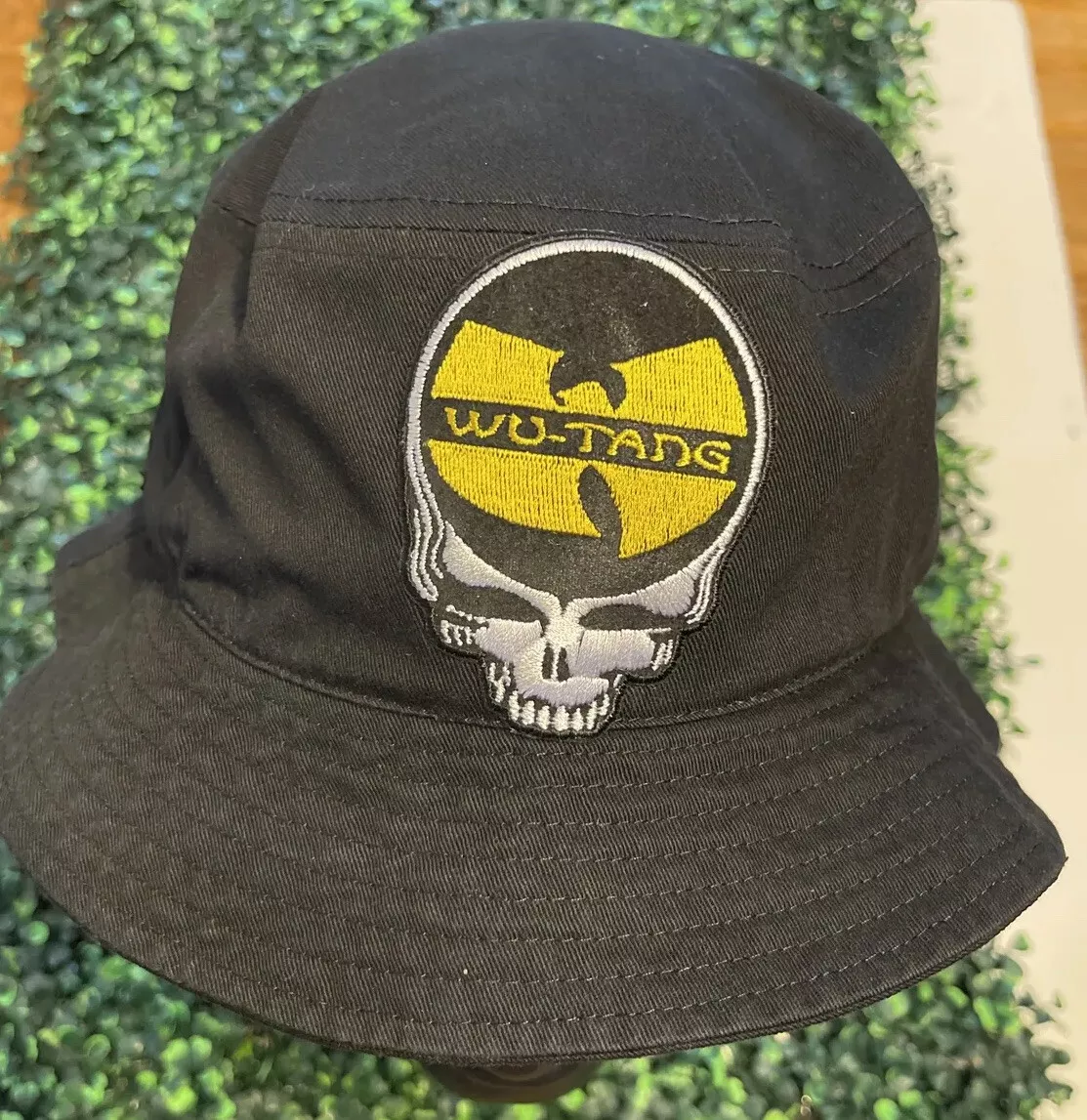 Wu Tang Clan Band Hip Hop Patch Black Bucket Hat Size L XL eBay