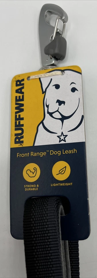 Correa para perro Ruffwear Front Range 40753-042 gris basalto NUEVA 5 pies Foto 2 de 3