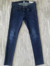 Rag & Bone Skinny Jeans Women Sz 27 Blue Dark Wash Denim Made in USA