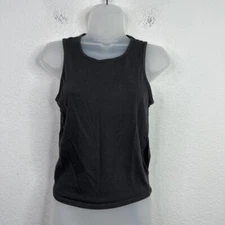 Marine Layer Shirt Women Small Grey Sleeveless Casual Athleisure Active Tank Top