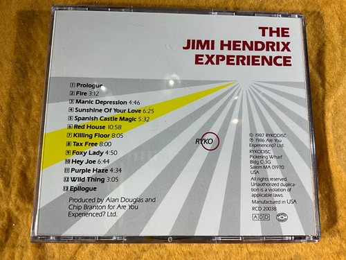 V11-65 THE JIMI HENDRIX EXPERIENCE Live At Winterland - 1987 - CD - ROCK - Picture 2 of 8