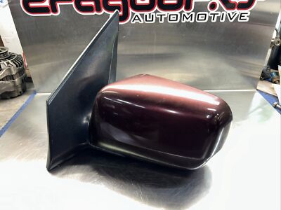 2006-2008 OEM Honda Pilot Left Driver Side Exterior Mirror Dark Cherry Pearl