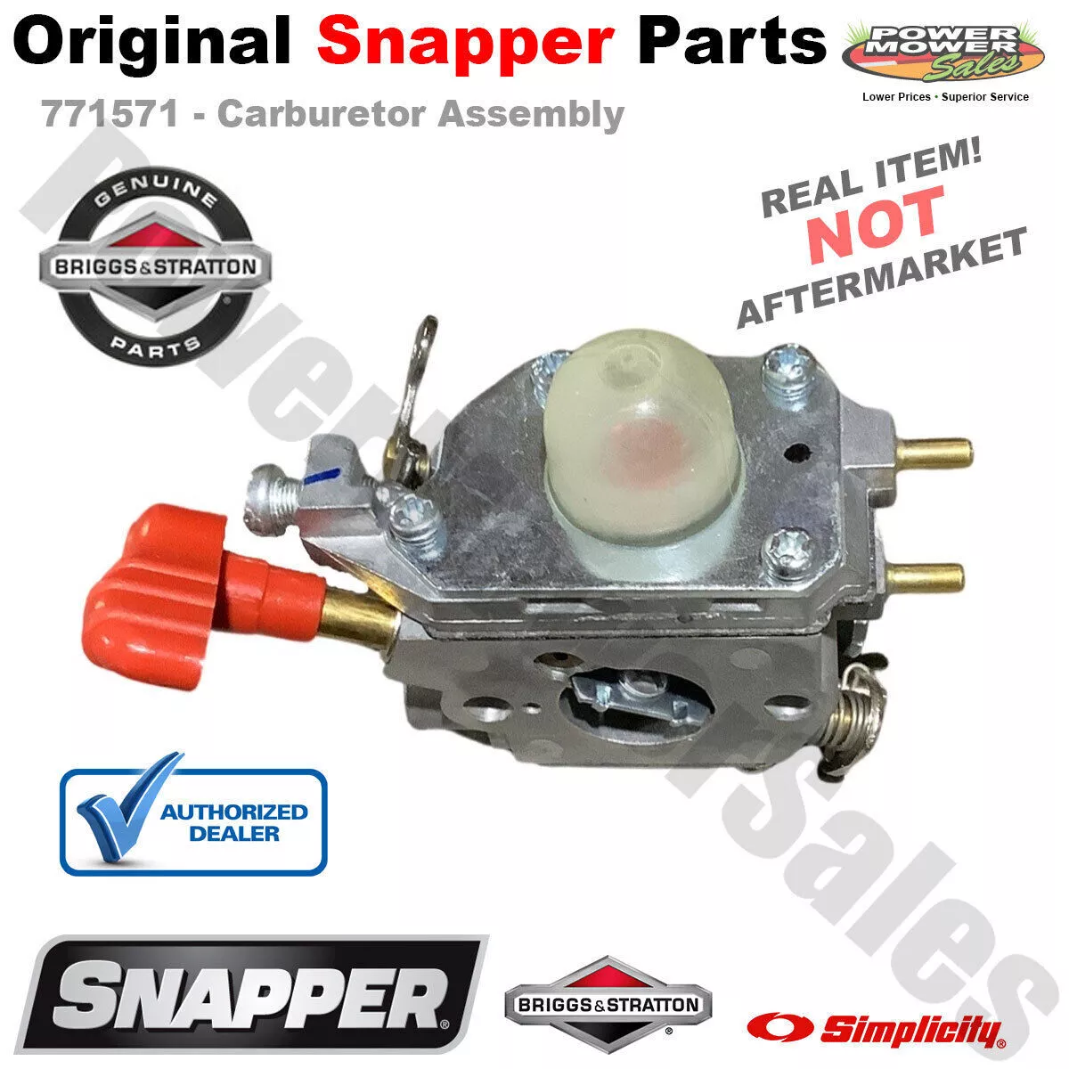 Snapper carburetor parts sales
