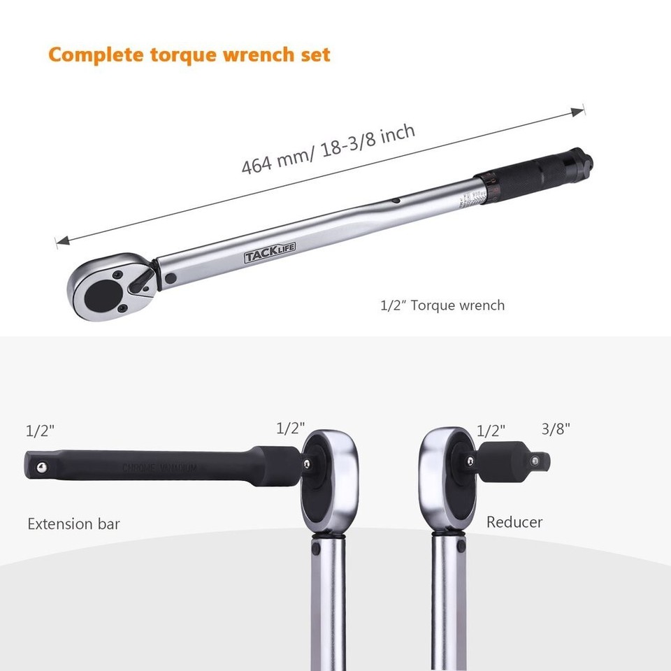 Tacklife Sws5A Professional 119 Darab Ratchet Wrench Set 1/2 "&Eacute;s 1/4