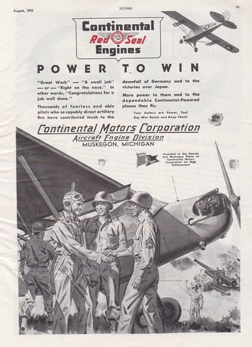 1945 Piper Grasshopper Aircraft ad 9/10/2022n