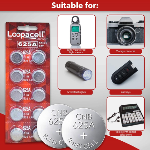 625A PX625A LR9 V625U PX625 Alkaline Battery - 1.5V Long Lasting Coin Cell Butto - Picture 5 of 12