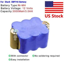 Battery pack replace for Shark XBP745 SV745 Vacuum Battery 12V 3000mah