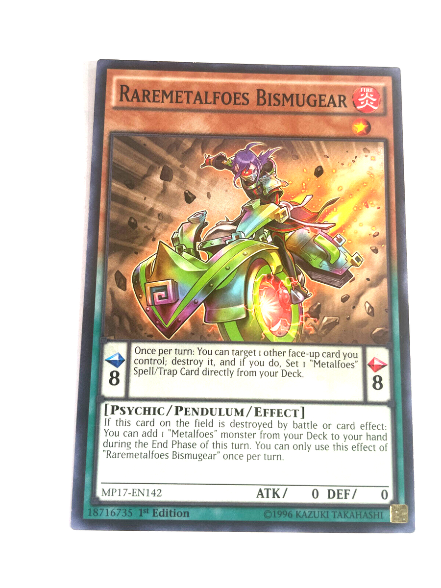 Raremetalfoes Bismugear - MP17-EN142 - Common - 1st Ed - NM - YuGiOh!