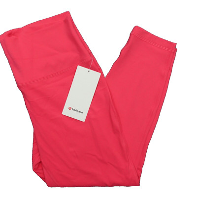 New Lululemon Size 14 Align High Rise Pant 25'' GLZP Glaze Pink $98 Athletic Gym