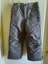 Athletech Sports Snow Pants Youth Size 7/8 Boys/Girls Dark Gray Snowboard