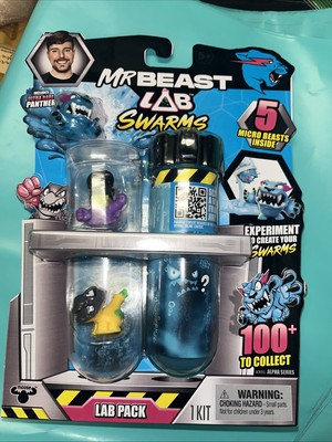 2024 MR BEAST LAB SWARMS 5 Micro Beasts Lab Pack 1'' Figures  New