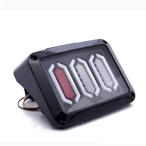 For Jeep Wrangler JKU JK Smoked Avenger 07-18 LED Tail Light W/Turn Signal X2 - Picture 7 of 12