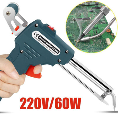 Lötkolben Set Lötset 60W Lötpistole Handheld Lötdraht Lötzinn Soldering Auto Kit