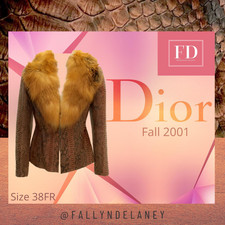 Christian Dior Python Jacket Fall/winter 2001 Size 38fr