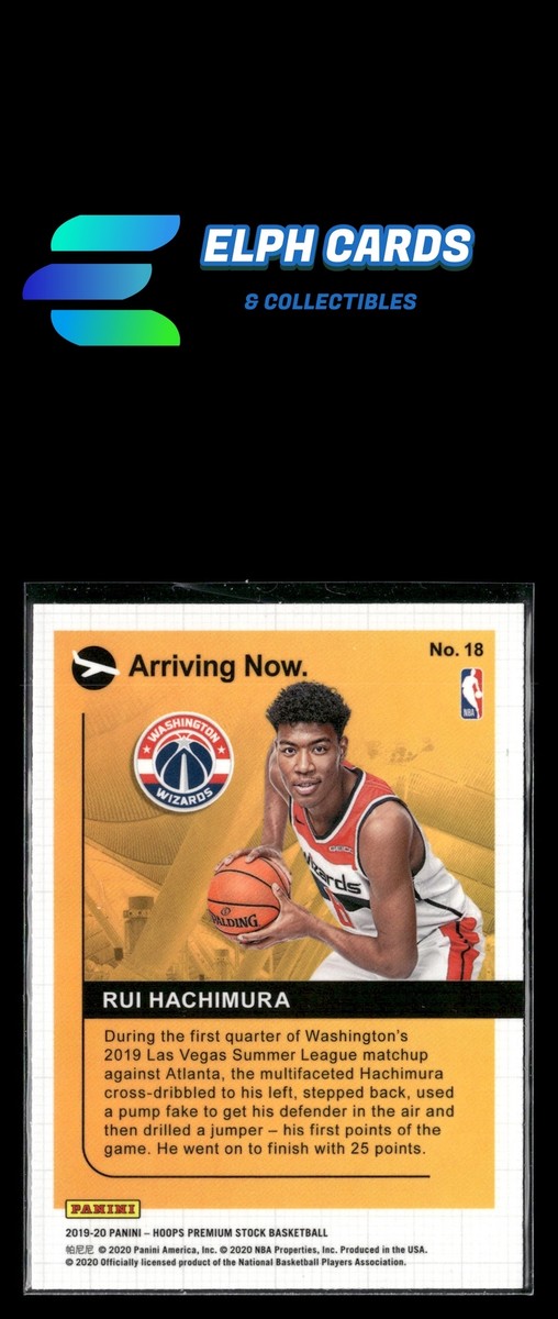2019-20 Hoops Premium Stock #18 Rui Hachimura Arriving Now. | eBay