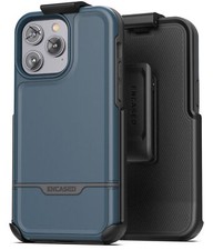 iPhone 14 Pro Max Belt Clip Case, Protective Case with Holster Blue